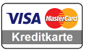 Carta di credito: Mastercard, Visa, American Express